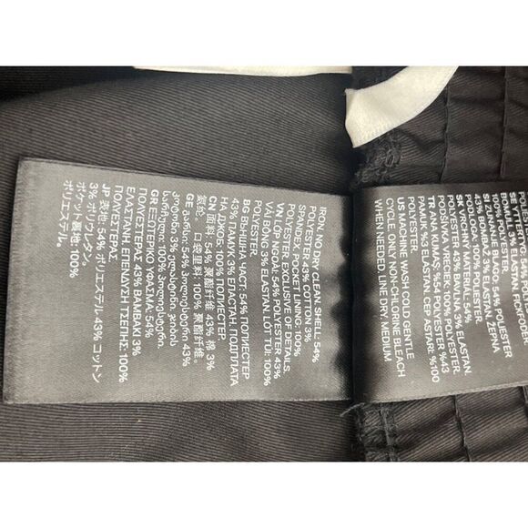 H&M Women Black Twill High Waisted Jogger Size 14 - Picture 12 of 12